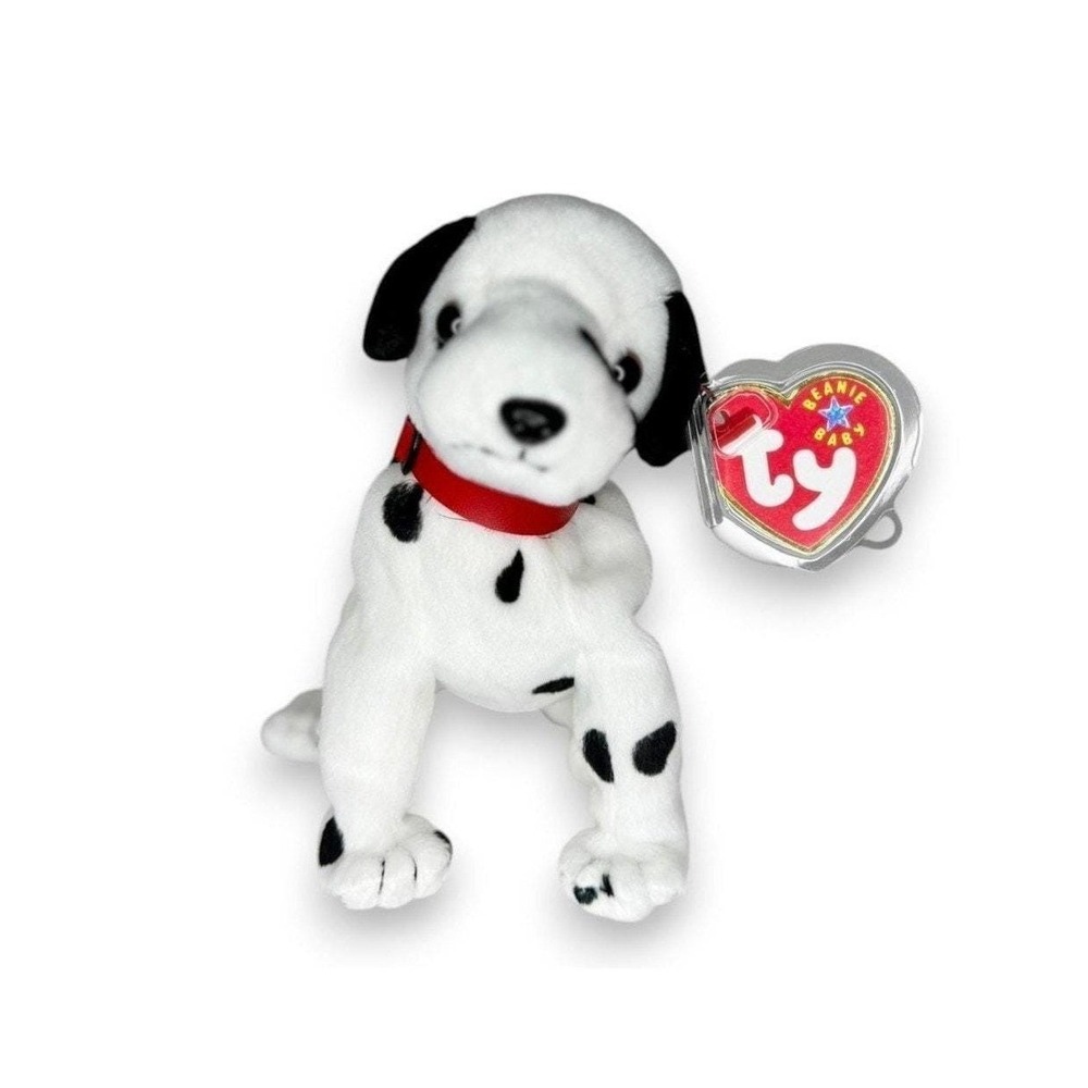 Dizzy the Dog | Spotted Sidekick | Mint Heart Tag TY Beanie Baby